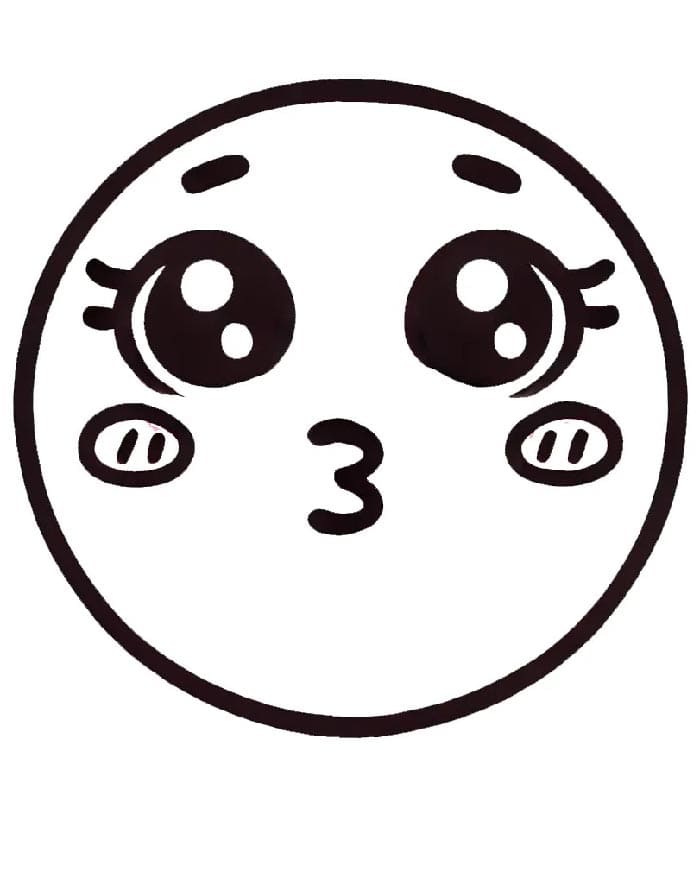 Cooles Emoji ausmalbilder