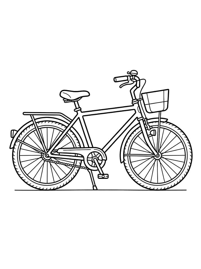 Cooles Fahrrad ausmalbilder