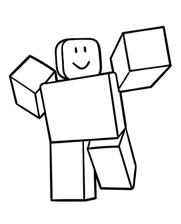 Cooles Roblox ausmalbilder