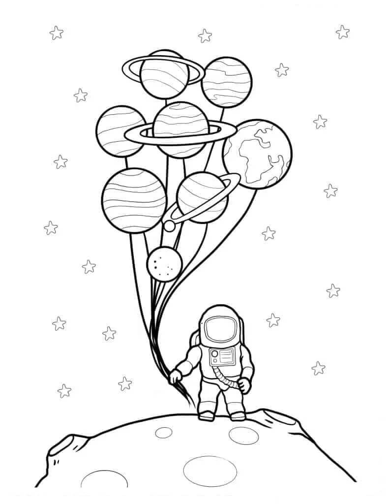 Cooles Sonnensystem ausmalbilder