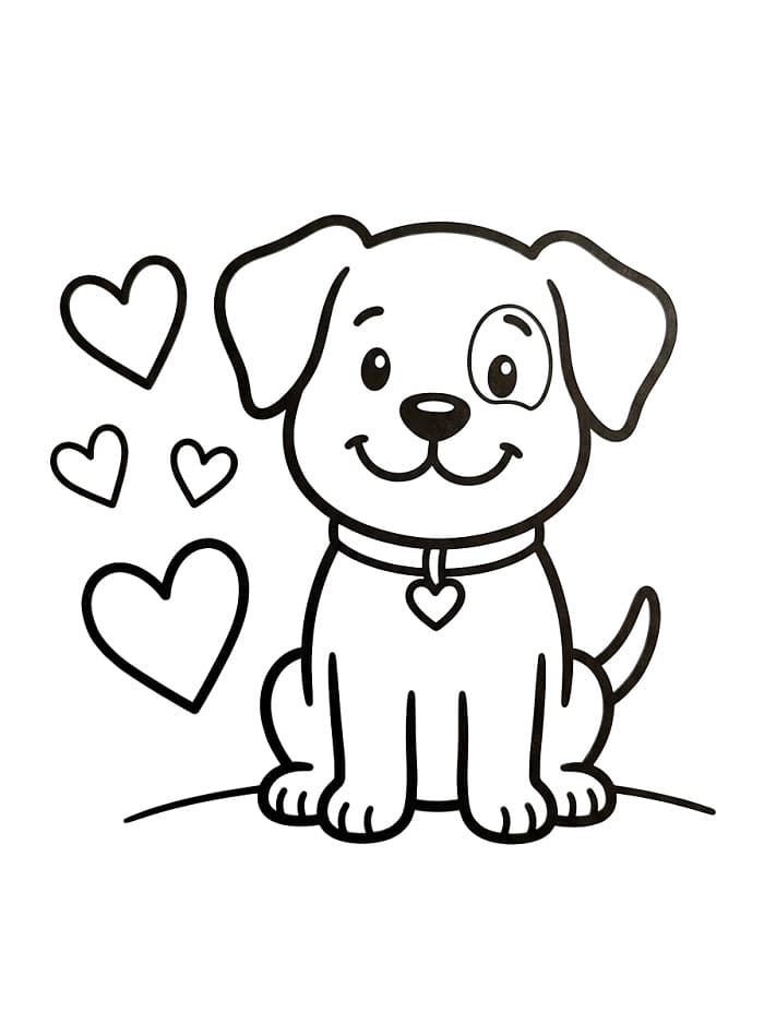 Cooles Valentinstag ausmalbilder