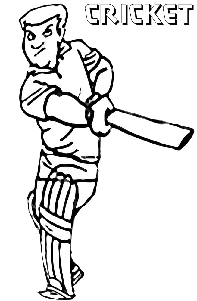 Cricket Für Kinder Gratis ausmalbilder