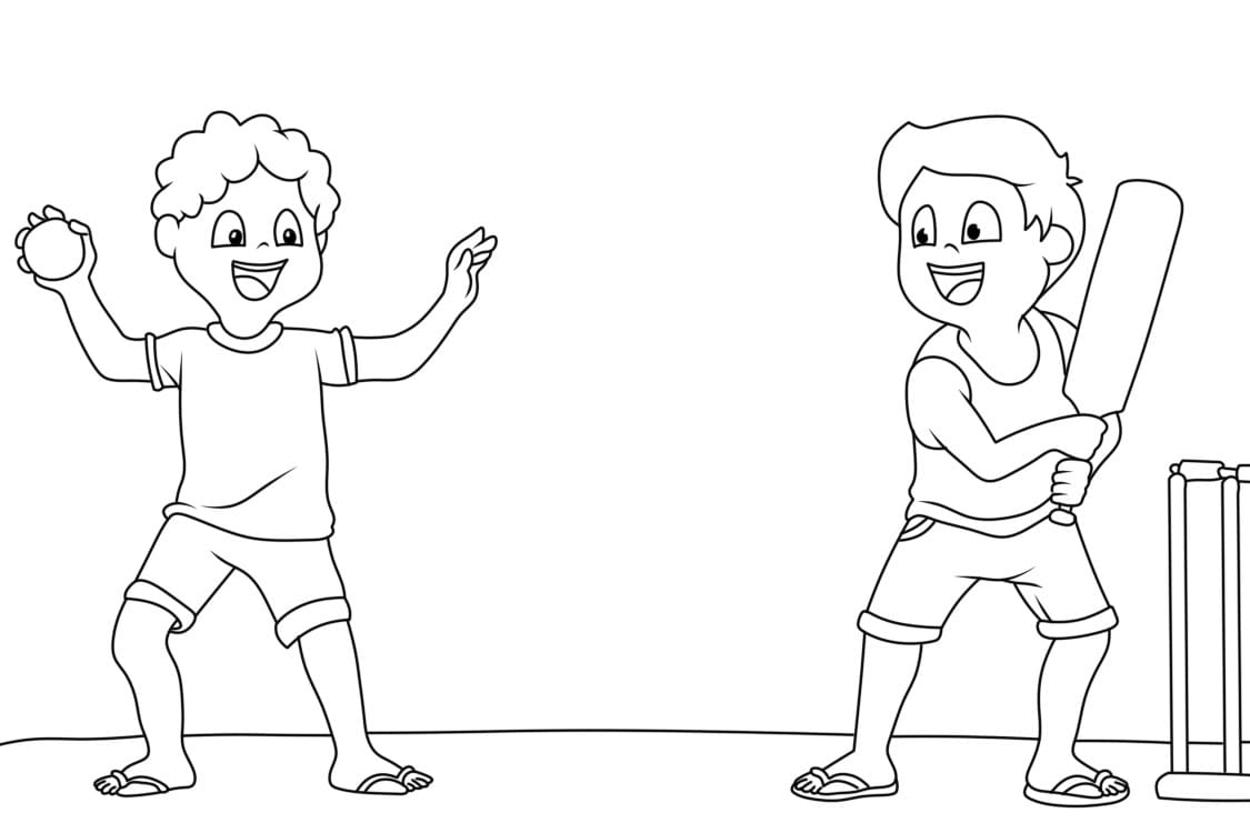 Cricket Kostenlos ausmalbilder