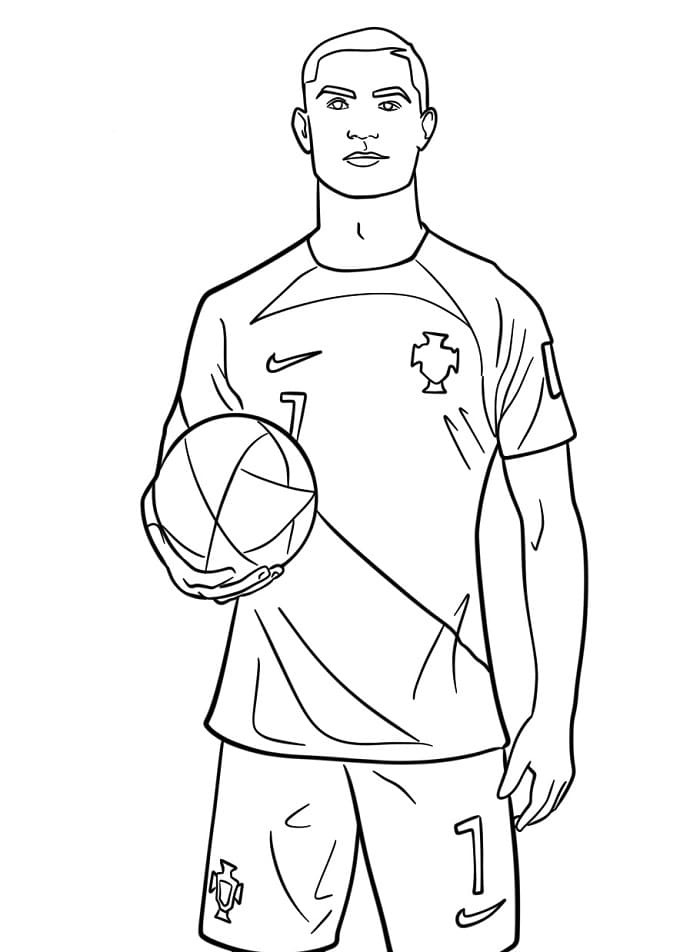 Cristiano Ronaldo ausmalbilder