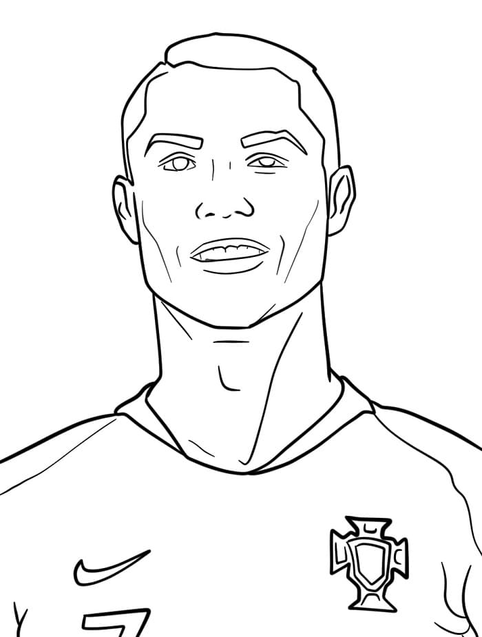 Cristiano Ronaldo Bild ausmalbilder