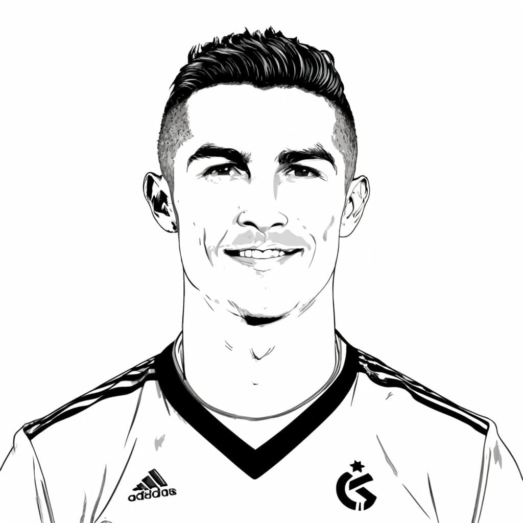 Cristiano Ronaldo Für 6-Jährige Kinder ausmalbilder