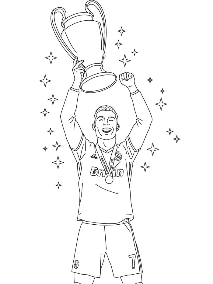 Cristiano Ronaldo Zum Drucken ausmalbilder