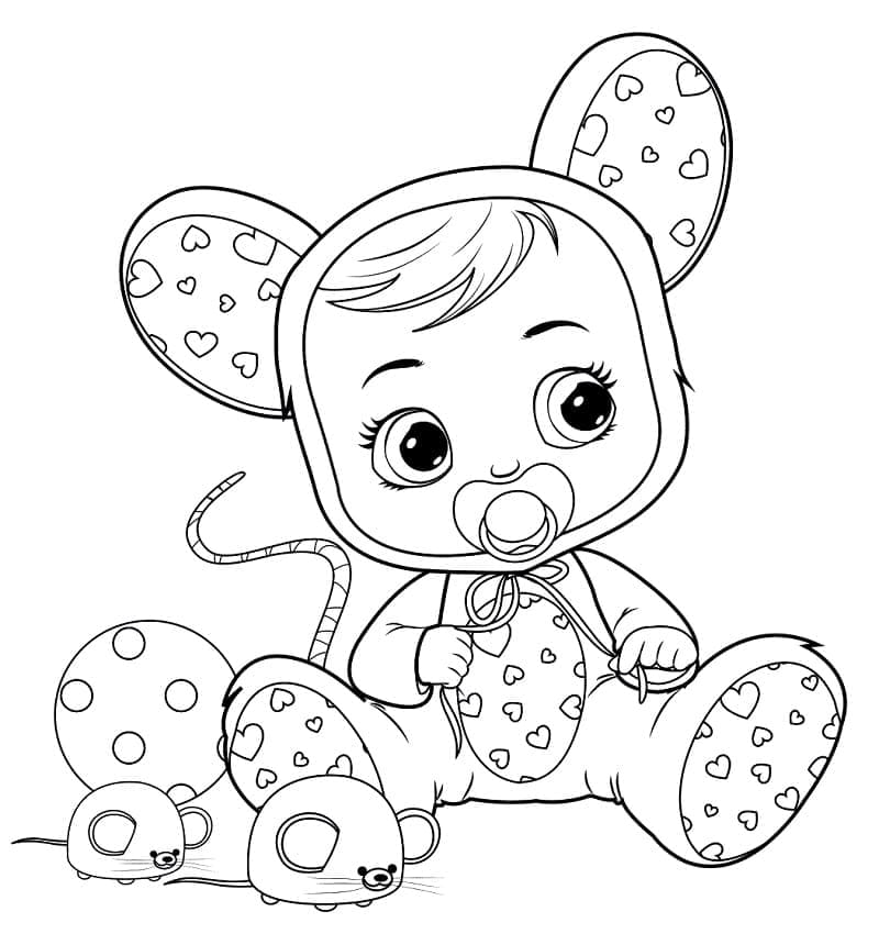 Cry Babies Für 3-Jährige Kinder ausmalbilder
