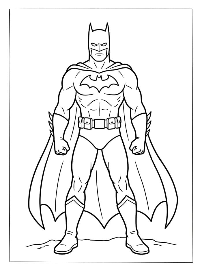 DC Batman ausmalbilder