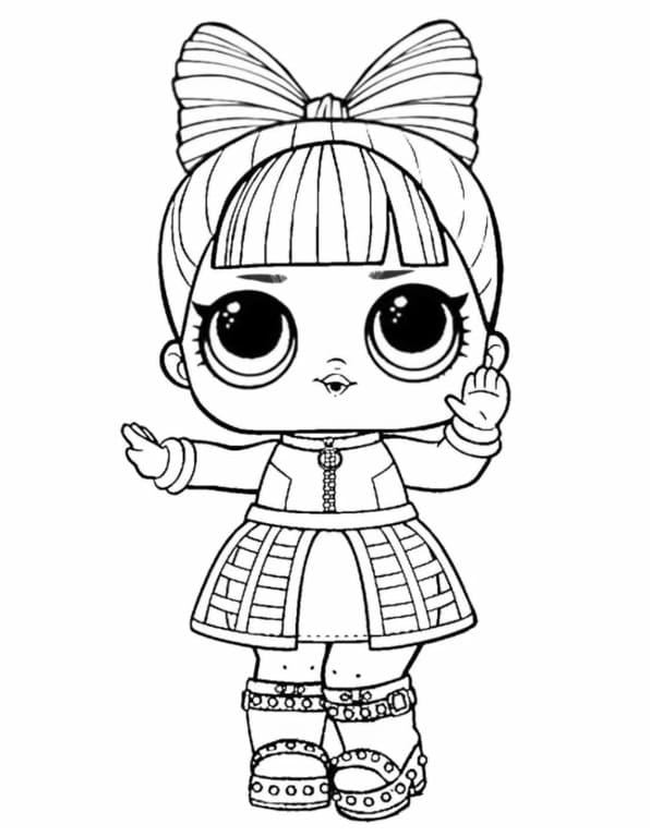 Dancebot di LOL Surprise ausmalbilder