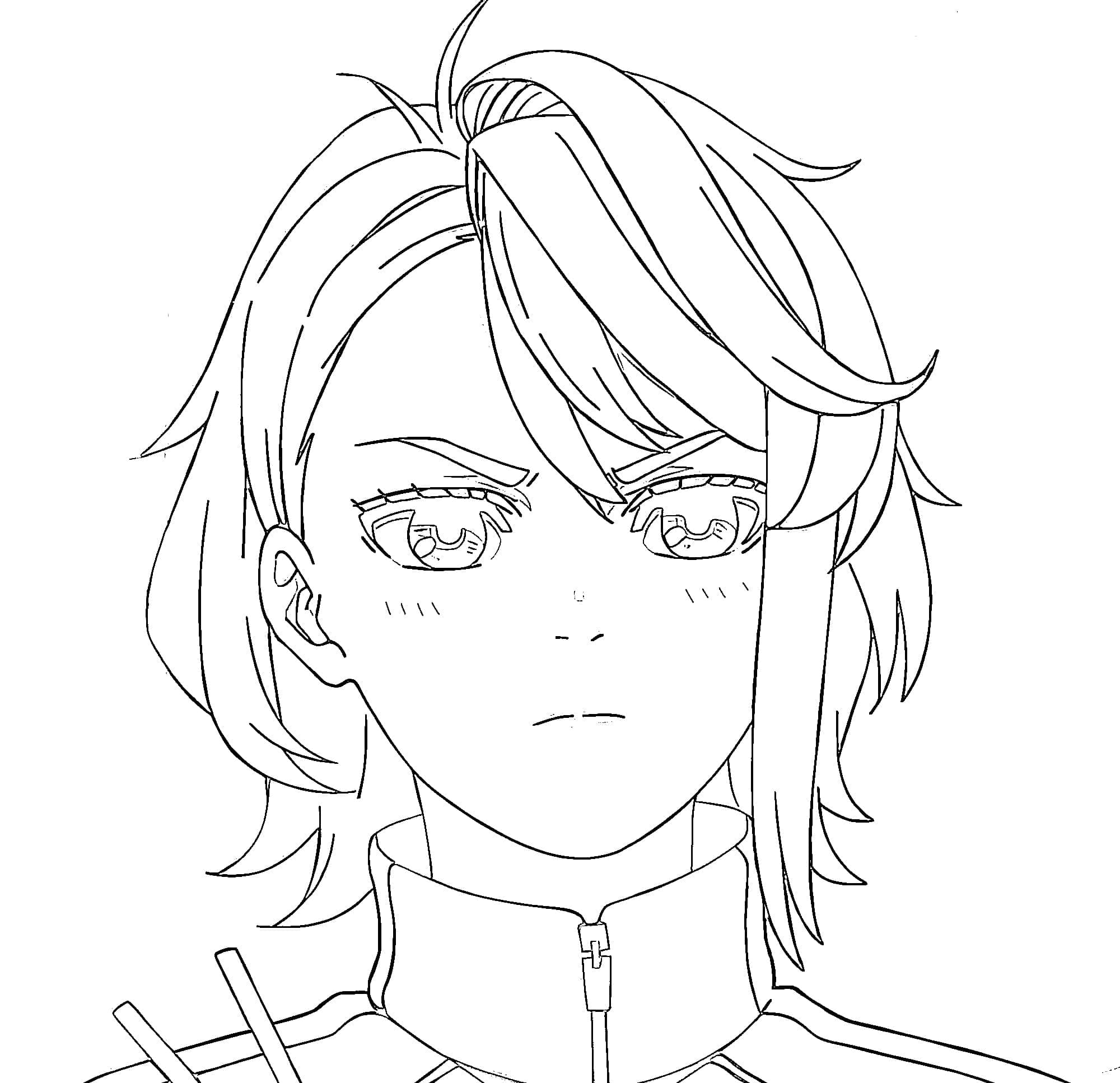 Dandadan Bild gratis ausmalbilder