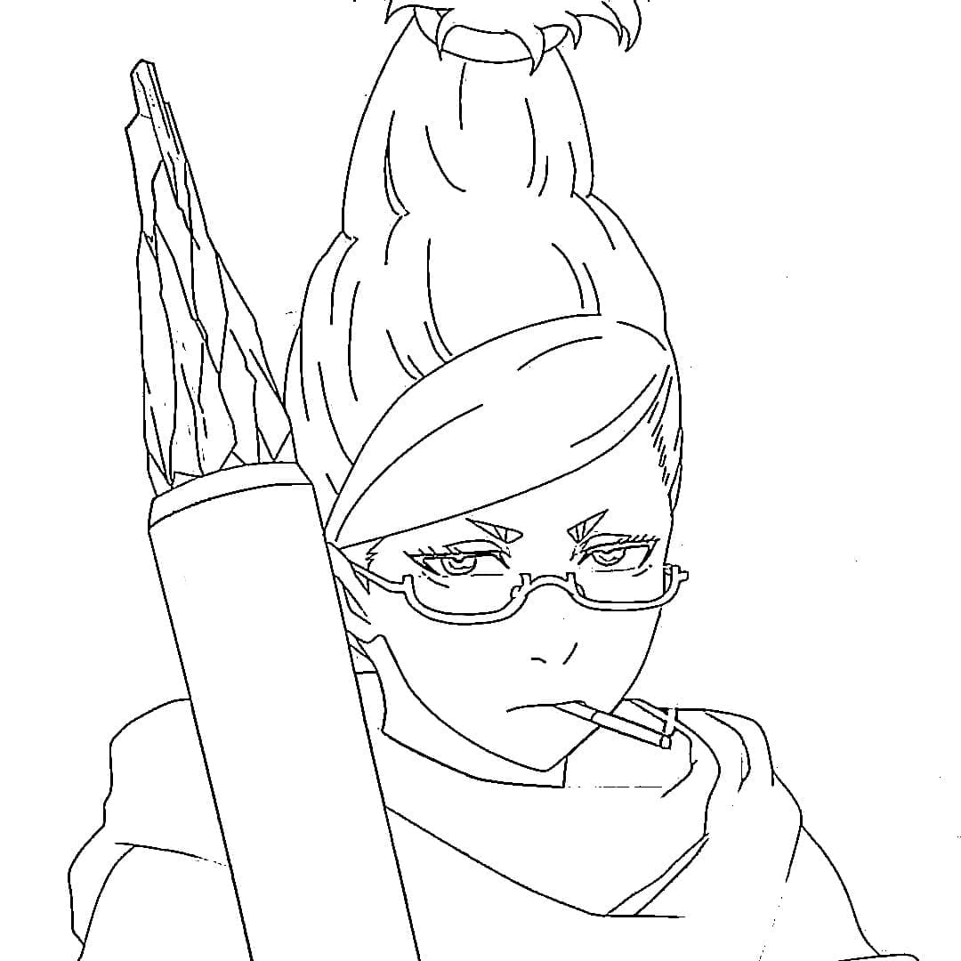 Dandadan kostenlos ausmalbilder