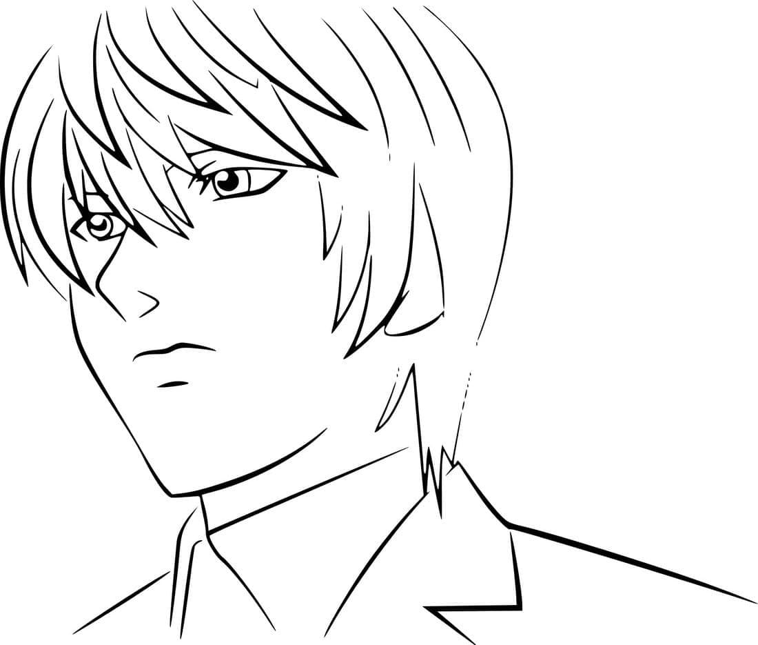 Death Note Anime ausmalbilder