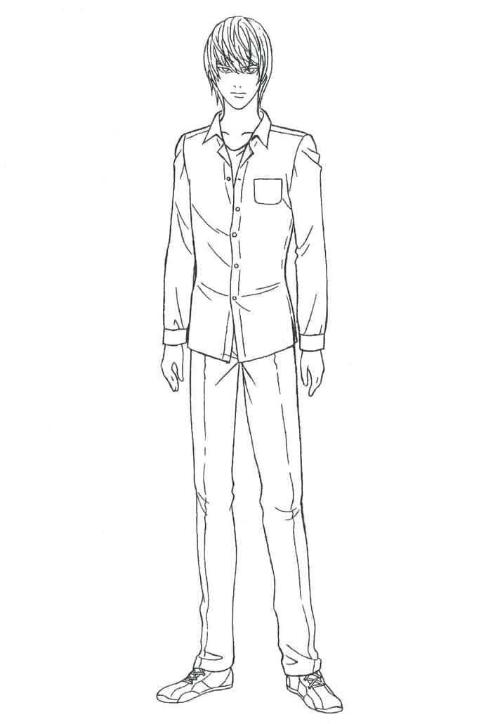 Death Note Bild zum Drucken ausmalbilder