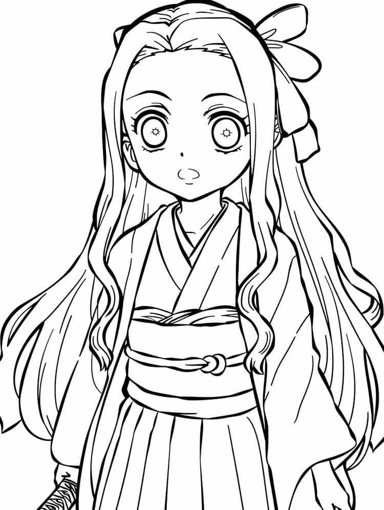 Demon Slayer Charaktere ausmalbilder