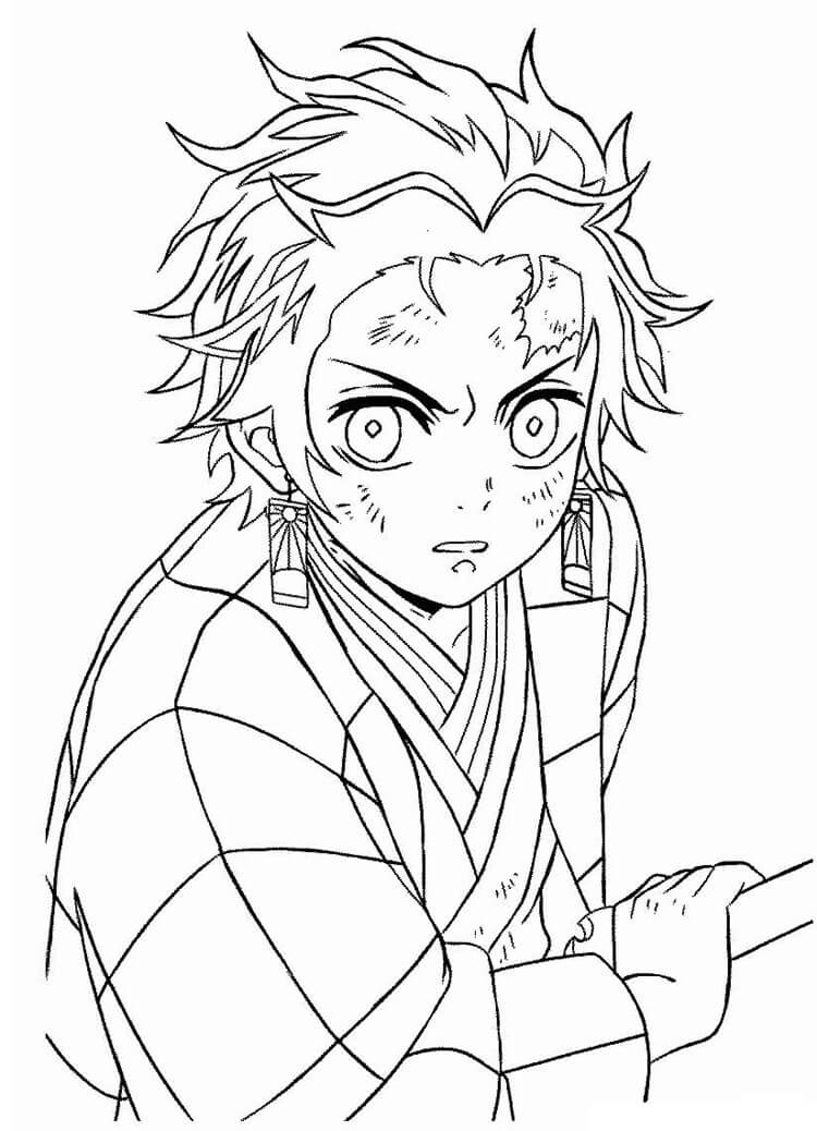 Demon Slayer ausdrucken ausmalbilder