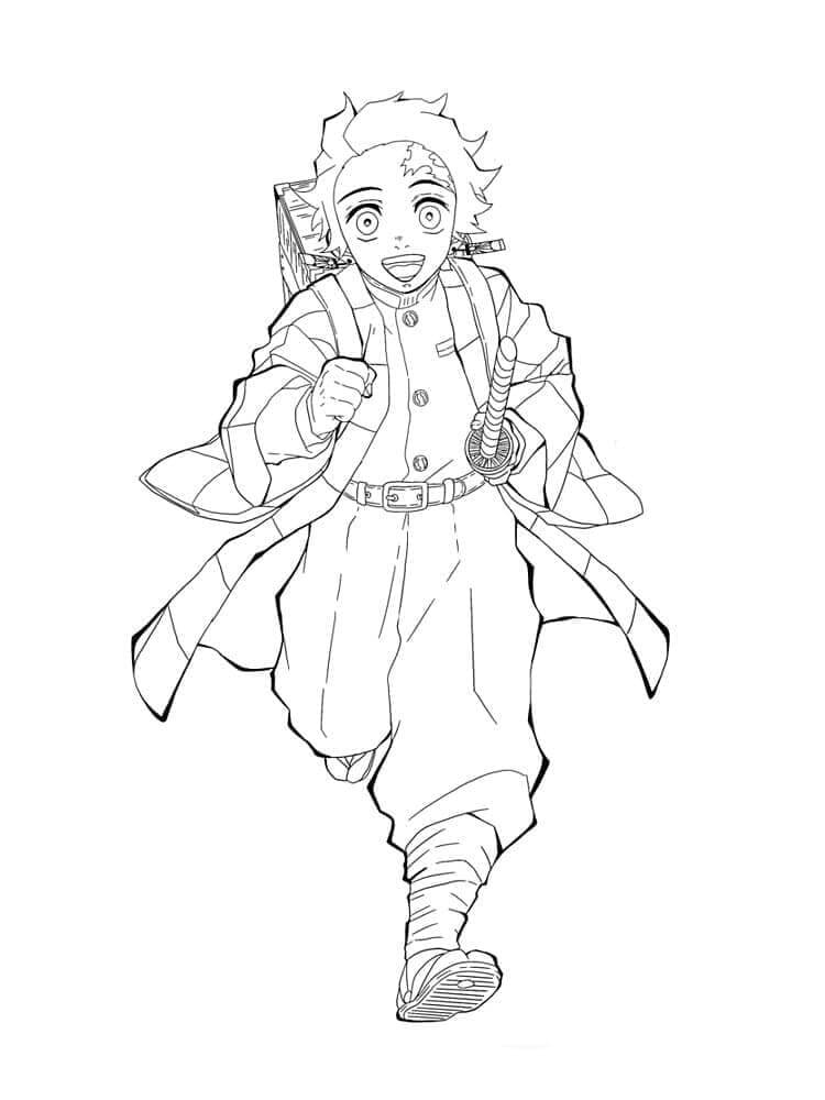 Demon Slayer für 6-jährige Kinder ausmalbilder