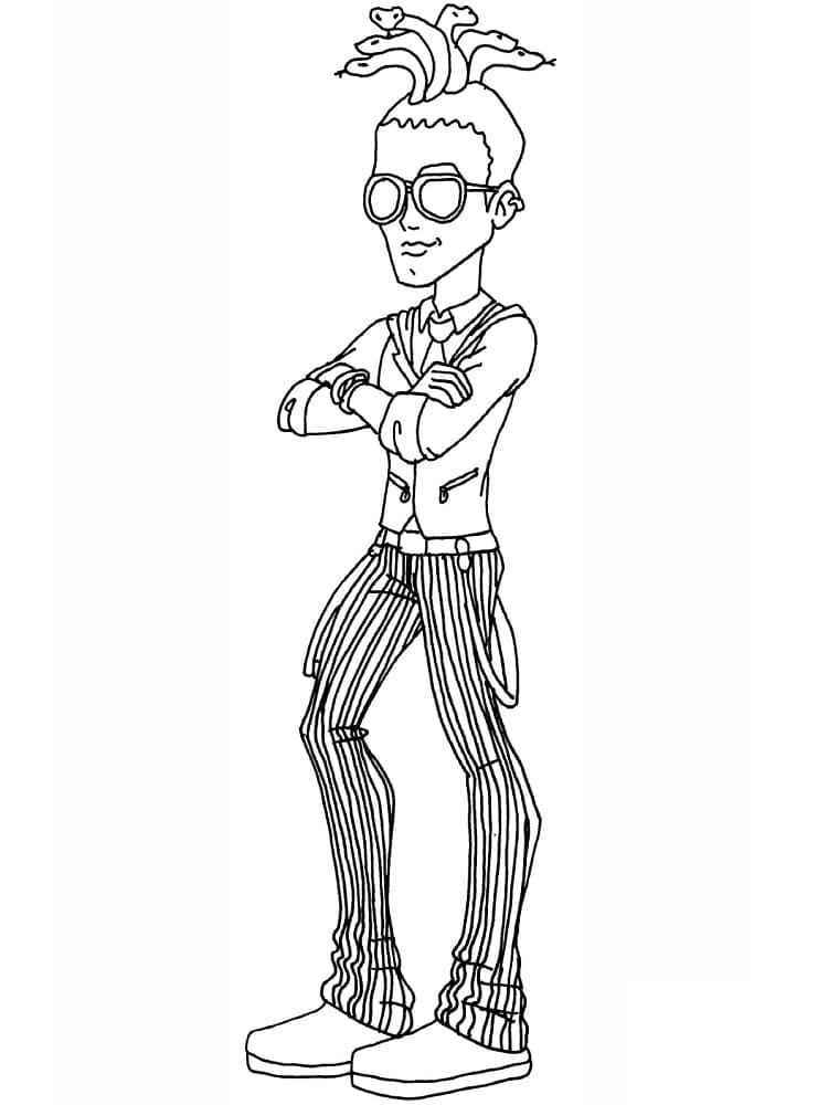 Deuce Gorgon Monster High ausmalbilder