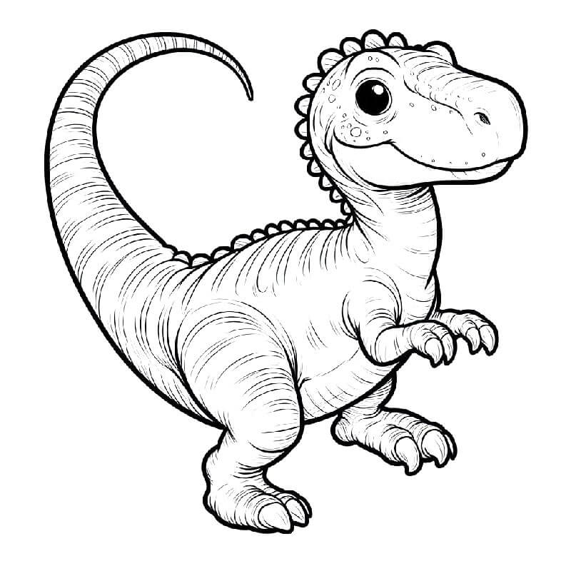 Dinosaurier (2) ausmalbilder