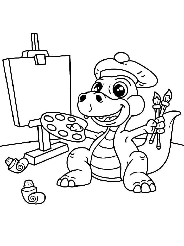 Dinosaurier Druckbar ausmalbilder