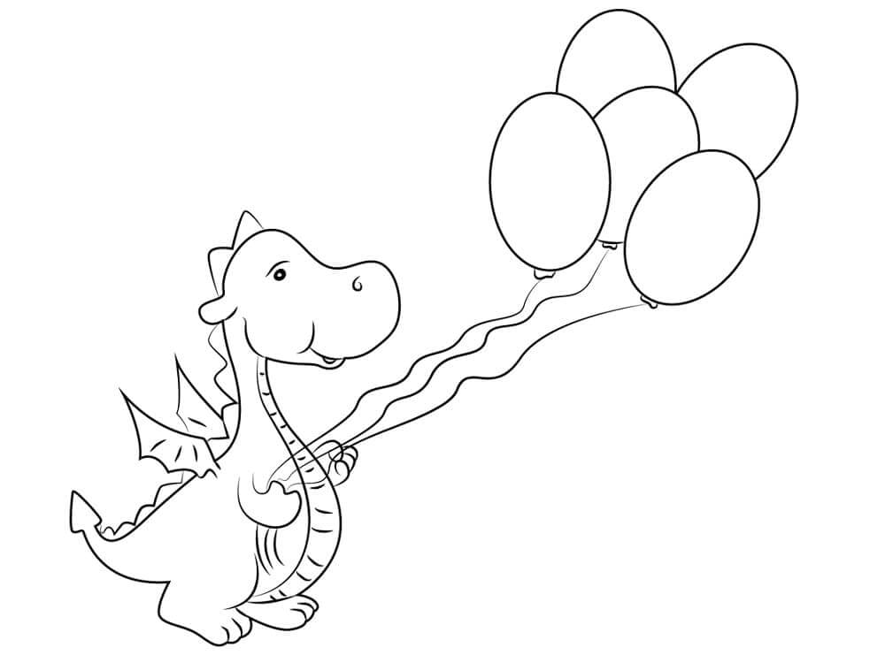 Drache (2) ausmalbilder