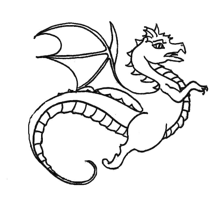 Drache (5) ausmalbilder