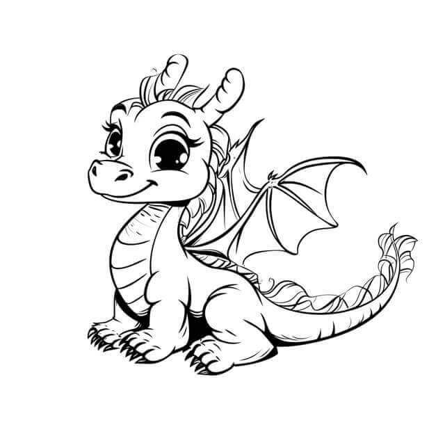 Drache gratis ausmalbilder