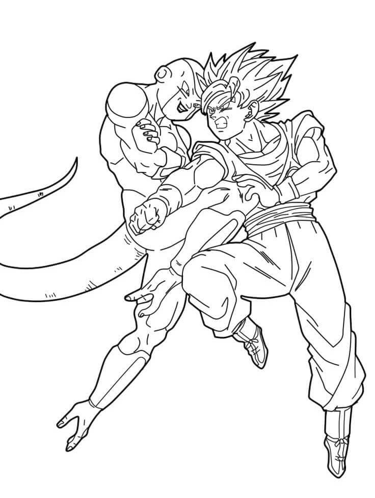 Dragon Ball Z für 2-jährige Kinder ausmalbilder