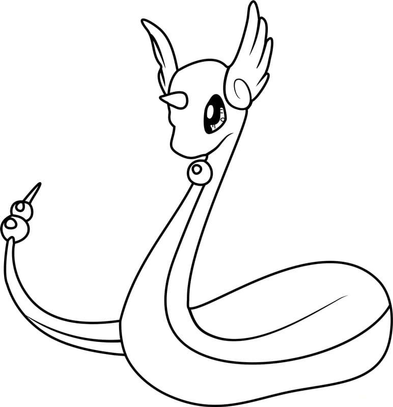 Dragonair Pokemon ausmalbilder