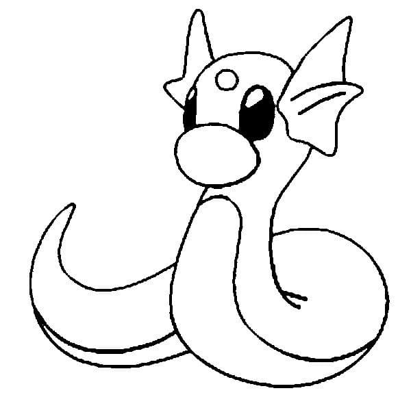 Dratini Pokemon ausmalbilder