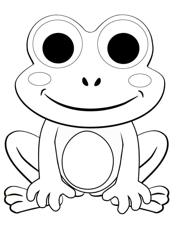 Druckbar Frosch Für Kinder ausmalbilder