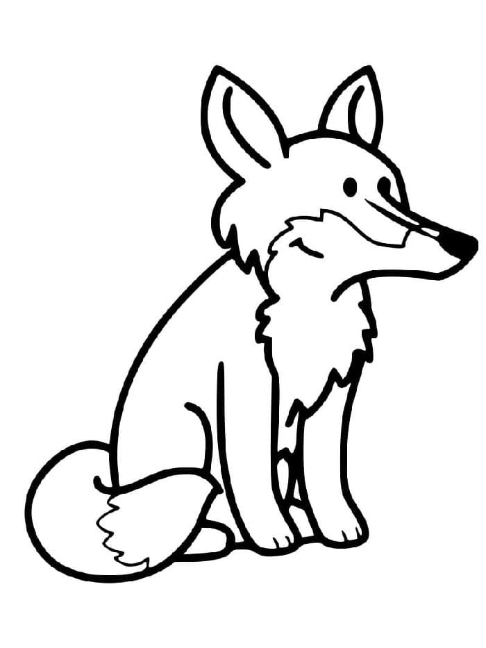 Druckbar Fuchs Für Kinder ausmalbilder