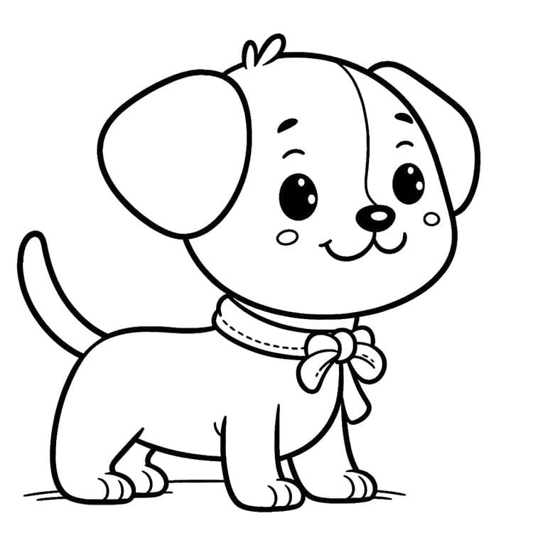 Druckbar Hund Für Kinder ausmalbilder