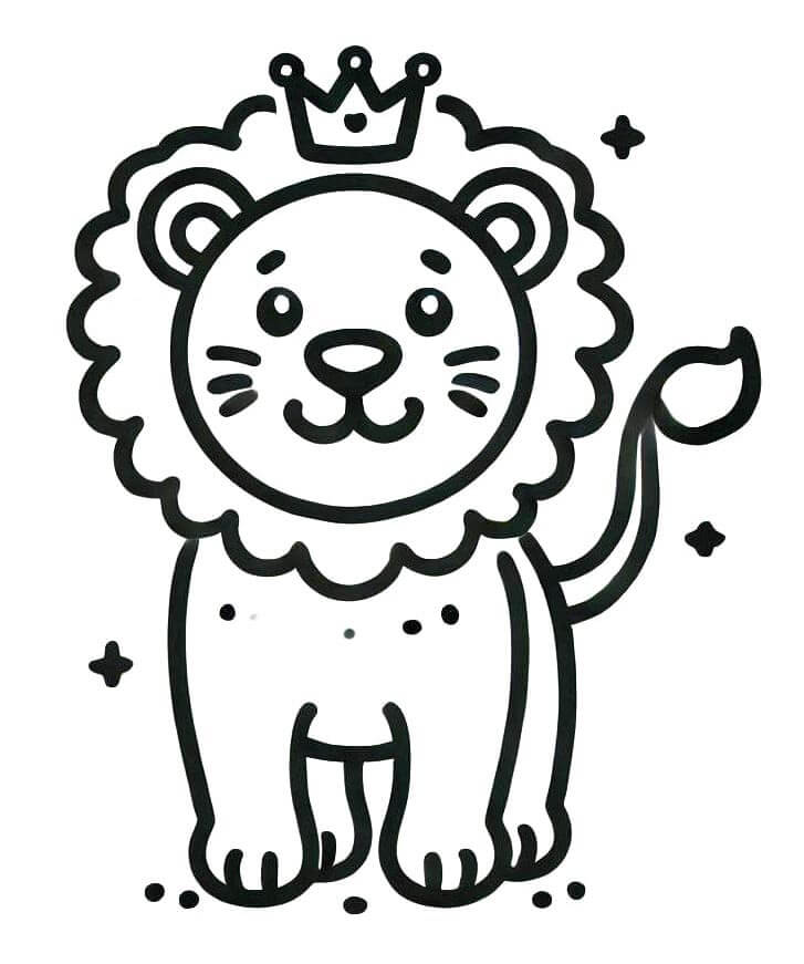 Druckbar Löwe Für Kinder ausmalbilder