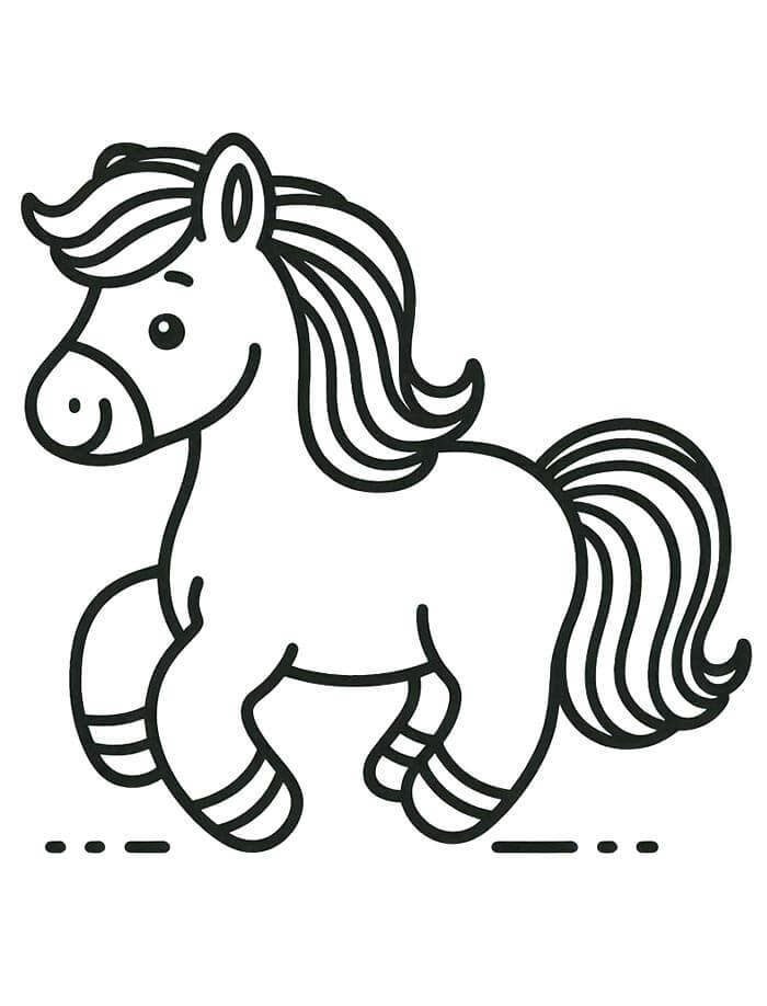 Druckbar Pferd Für Kinder ausmalbilder