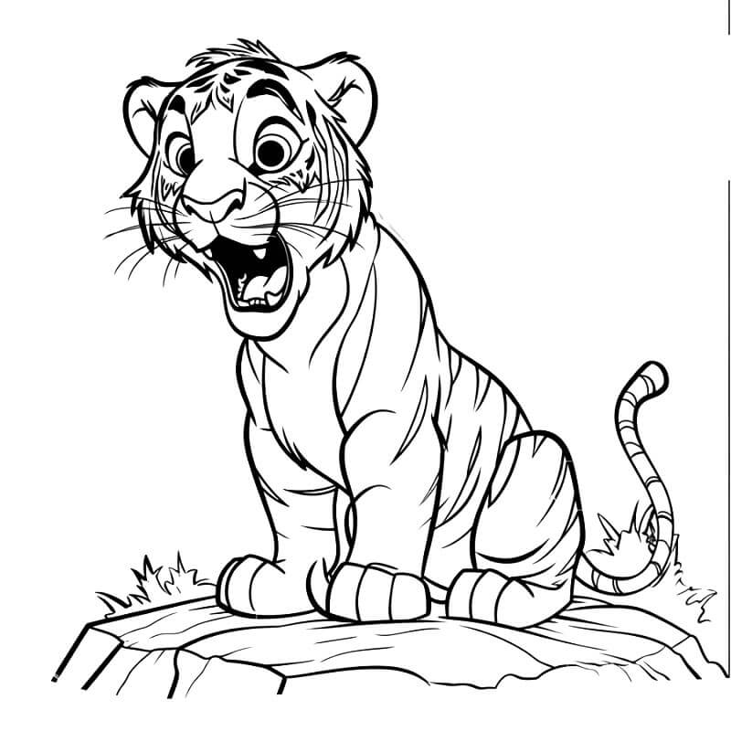 Druckbar Tiger Für Kinder ausmalbilder