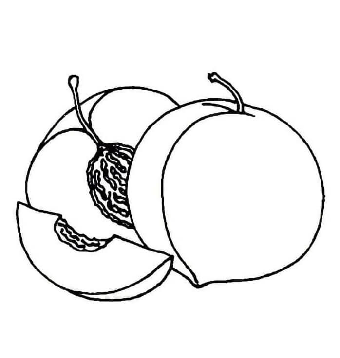 Druckbare Kinder-Version Früchte ausmalbilder