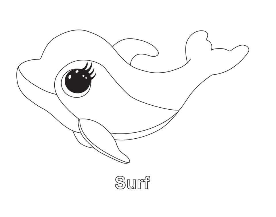 Druckbare Kostenlose Beanie Boos ausmalbilder