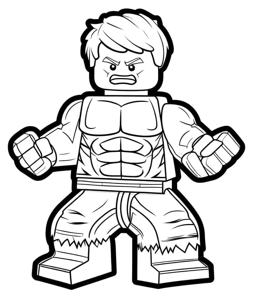 Druckbare Kostenlose Lego ausmalbilder