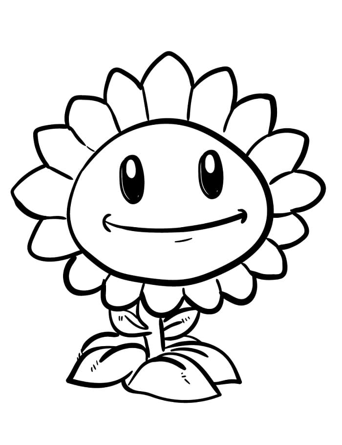 Druckbare Pflanzen gegen Zombies ausmalbilder