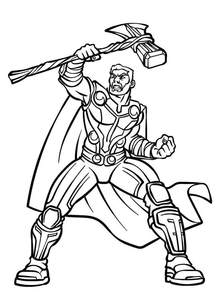 Druckbarer Avengers für Kinder ausmalbilder