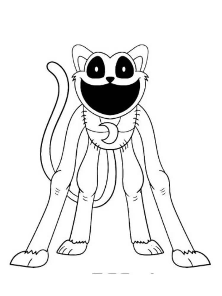 Druckbarer Catnap ausmalbilder