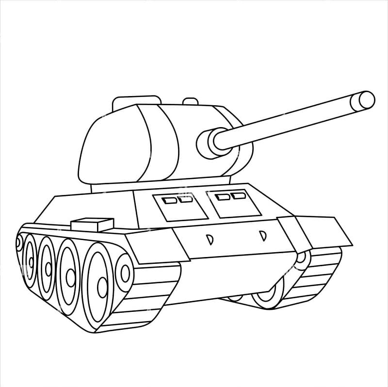 Druckbarer Panzer ausmalbilder