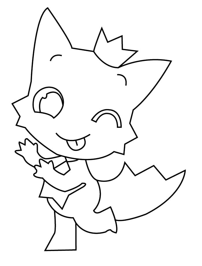 Druckbarer Pinkfong ausmalbilder