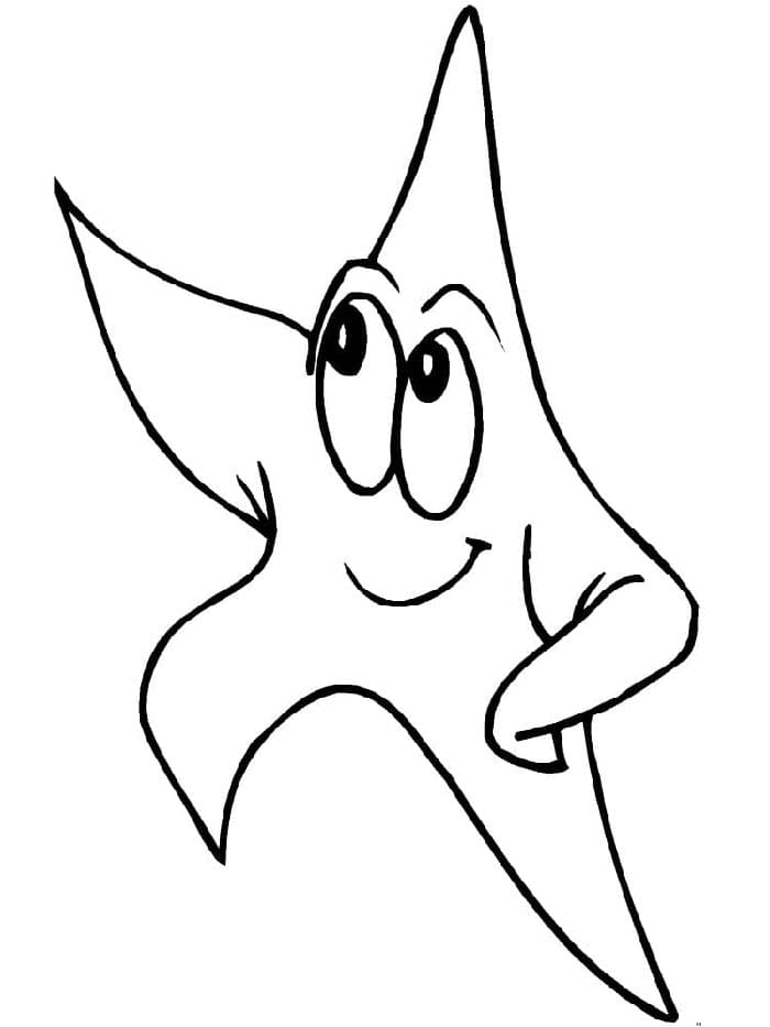 Druckbarer Stern ausmalbilder