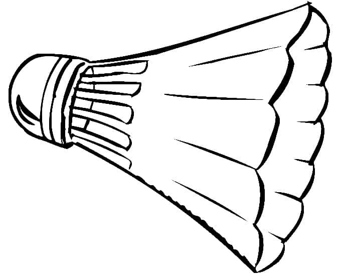 Druckbares Badmintonbild ausmalbilder