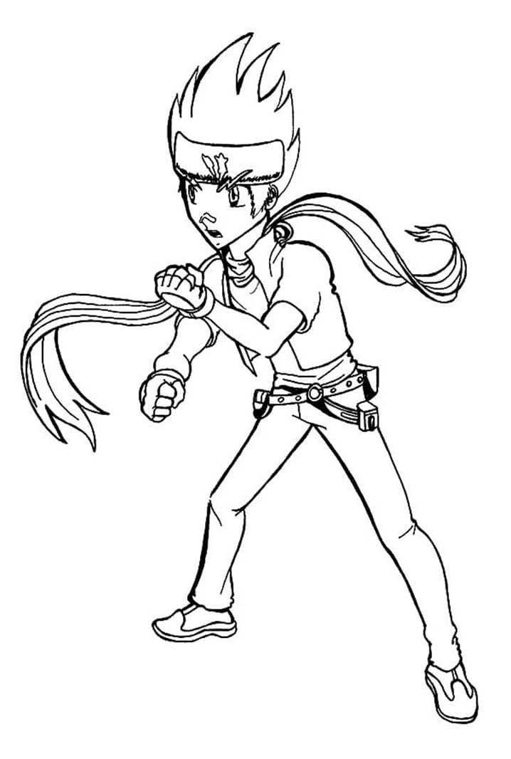 Druckbares Beyblade ausmalbilder