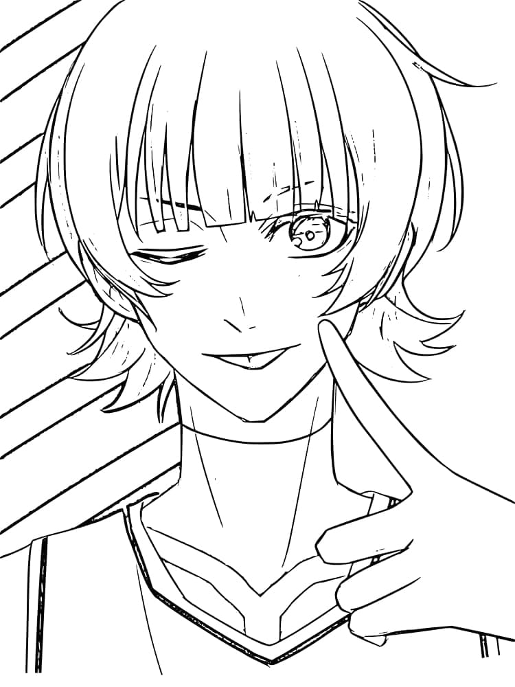 Druckbares Blue Lock Bild ausmalbilder