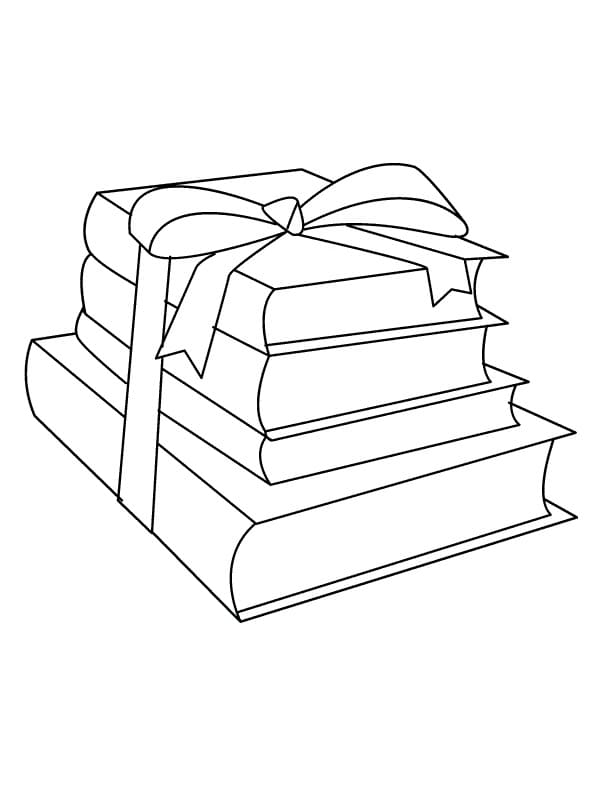 Druckbares Bücherbild ausmalbilder