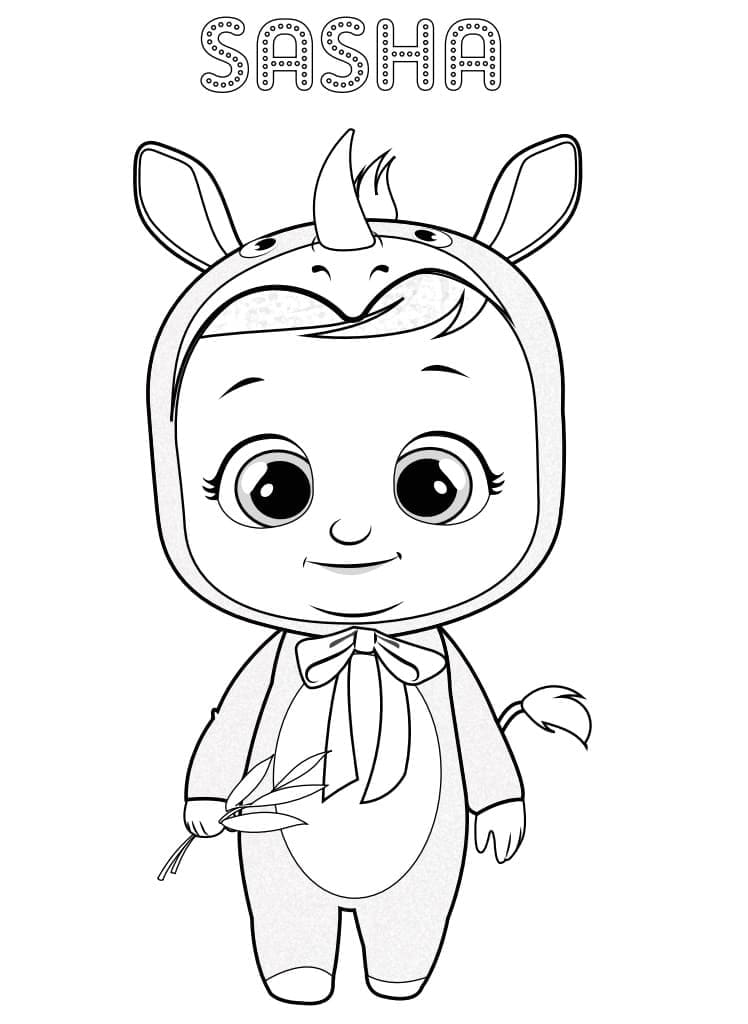 Druckbares Cry Babies Bild ausmalbilder